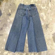 画像2: 【Wiz&Witch】"UNITED" TWINS WIDE DENIM PANTS / W31 (2)