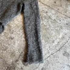 画像6: GREY COLOR LOOP WOOL DESIGN KNIT L/S TOPS / Ladies L (6)