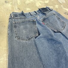 画像9: 【Wiz&Witch】"UNITED" TWINS WIDE DENIM PANTS / W31 (9)