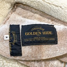 画像11: OLD DOUBLE RIDERS STYLE MOUTON JACKET / Mens M(L) / MADE IN USA (11)