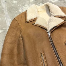 画像3: OLD DOUBLE RIDERS STYLE MOUTON JACKET / Mens M(L) / MADE IN USA (3)