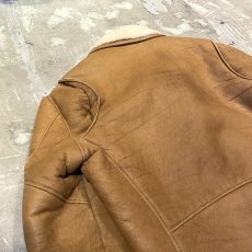 画像9: OLD DOUBLE RIDERS STYLE MOUTON JACKET / Mens M(L) / MADE IN USA (9)