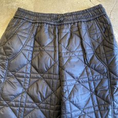 画像4: 【WONDERGROUND】DIAMOND STITCH DRAW CORD QUILTING PANTS / BLACK / OS (4)