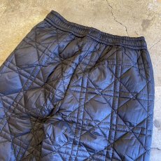 画像9: 【WONDERGROUND】DIAMOND STITCH DRAW CORD QUILTING PANTS / BLACK / OS (9)