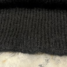 画像8: 【YVES SAINT LAURENT】BLACK MOHAIR MIX KNIT SWEATER / Mens L (8)