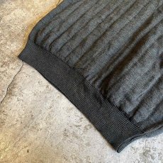 画像4: SHOULDER ELBOW PATCH DESIGN QUILTING L/S SWEATER / Ladies L(M) / MADE IN WALES U.K (4)