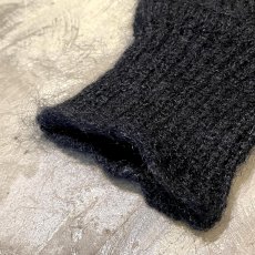 画像7: 【YVES SAINT LAURENT】BLACK MOHAIR MIX KNIT SWEATER / Mens L (7)