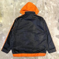 画像2: 90's 【GRIND INC】BICOLOR NYLON ZIP UP HOODIE JACKET / Mens L (2)