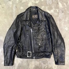 画像1: 80~90's DOUBLE RIDERS REAL LEATHER JACKET / Mens L (1)