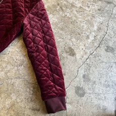 画像7: 【RALPH LAUREN】ALL OVER DIAMOND PATTERN COLOR VELVET ZIP UP JACKET / Ladies M  (7)