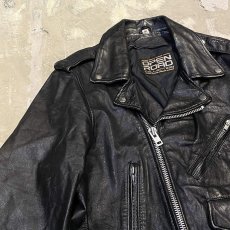 画像3: 80~90's DOUBLE RIDERS REAL LEATHER JACKET / Mens L (3)