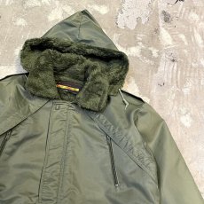 画像4: ZIP GIMMICK HOODIE BOA LINER NYLON JACKET / Mens S(L) (4)