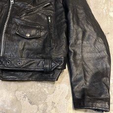 画像6: 80~90's DOUBLE RIDERS REAL LEATHER JACKET / Mens L (6)