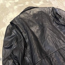 画像9: 80~90's DOUBLE RIDERS REAL LEATHER JACKET / Mens L (9)