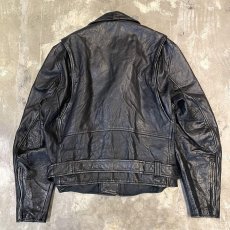 画像2: 80~90's DOUBLE RIDERS REAL LEATHER JACKET / Mens L (2)