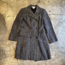 画像1: DESIGN DIAGONAL STRIPE DOUBLE JACKET / Ladies M (1)