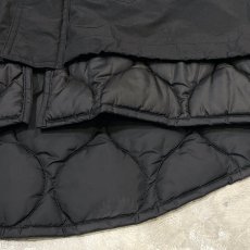 画像8: 【WONDERGROUND】QUILTING LINER LAYERED NYLON JACKET / BLACK / OS (8)