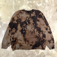 画像1: ALL OVER BLEACHED DESIGN SWEAT / Mens XL (1)