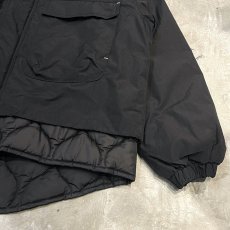 画像6: 【WONDERGROUND】QUILTING LINER LAYERED NYLON JACKET / BLACK / OS (6)