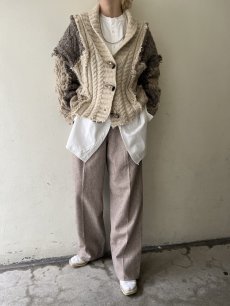 画像11: 【Wiz&Witch】"UNITED" PATCHWORK ALAN KNIT / OS  (11)