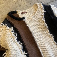 画像3: 【Wiz&Witch】"UNITED" PATCHWORK KNIT / OS (3)