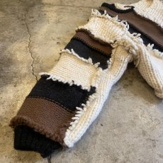 画像5: 【Wiz&Witch】"UNITED" PATCHWORK KNIT / OS (5)