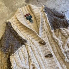 画像3: 【Wiz&Witch】"UNITED" PATCHWORK ALAN KNIT / OS  (3)