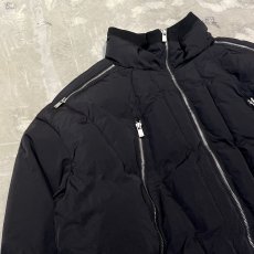 画像3: HI NECK MULTI ZIP PADDED JACKET / Mens XL (3)