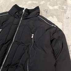 画像4: HI NECK MULTI ZIP PADDED JACKET / Mens XL (4)