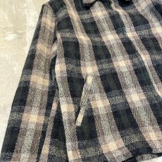 画像5: 90's【WOOLRICH】ALL OVER CHECK PATTERN WOOL ZIP UP JACKET / Mens M (5)