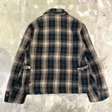 画像2: 90's【WOOLRICH】ALL OVER CHECK PATTERN WOOL ZIP UP JACKET / Mens M (2)