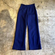 画像1: BLUE COLOR STRAIGHT DESIGN KNIT PANTS / W25 (1)