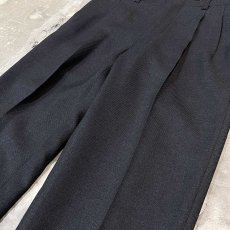 画像4: CHARCOAL COLOR STRAIGHT SILHOUETTE SLACKS / W30~W34 (4)