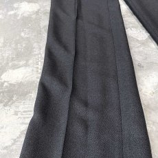 画像7: CHARCOAL COLOR STRAIGHT SILHOUETTE SLACKS / W30~W34 (7)