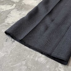 画像8: CHARCOAL COLOR STRAIGHT SILHOUETTE SLACKS / W30~W34 (8)