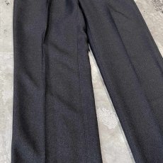 画像5: CHARCOAL COLOR STRAIGHT SILHOUETTE SLACKS / W30~W34 (5)