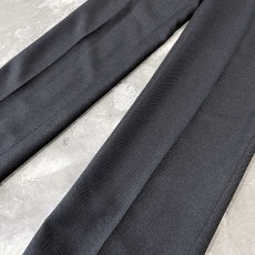 画像6: CHARCOAL COLOR STRAIGHT SILHOUETTE SLACKS / W30~W34 (6)