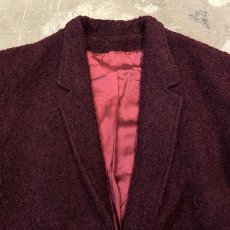 画像10: BURGUNDY　COLOR BELT STYLE DESIGN JACKET / Mens L (10)