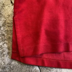 画像6: OLD FRONT LACE UP RED COLOR DESIGN L/S TOPS / Ladies L / MADE IN HOLLAND (6)