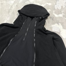 画像4: 【WONDERGROUND】THREE ZIP UP HOODIE JACKET / BLACK / OS (4)