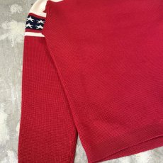 画像5: 70~80's【DEMETRE】COLOR SWITCHED WOOL KNIT SWEATER / Mens L (5)