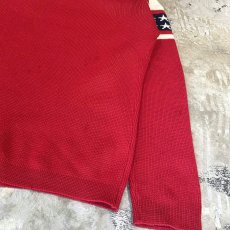 画像6: 70~80's【DEMETRE】COLOR SWITCHED WOOL KNIT SWEATER / Mens L (6)