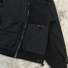 画像6: 【WONDERGROUND】THREE ZIP UP HOODIE JACKET / BLACK / OS (6)