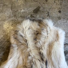 画像6: ALL REAL FUR DOWN FRINGE DESIGN VEST / Ladies M (6)