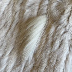 画像11: ALL REAL FUR DOWN FRINGE DESIGN VEST / Ladies M (11)