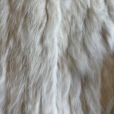 画像12: ALL REAL FUR DOWN FRINGE DESIGN VEST / Ladies M (12)