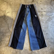 画像1: 【Wiz&Witch】"UNITED" SPORTY DENIM PANTS / OS (1)