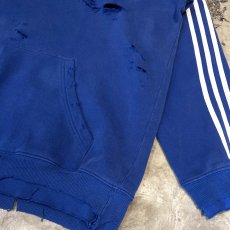 画像6: 【adidas】LOGO CRASH DAMAGE HOODIE SWEAT / Mens XL (6)