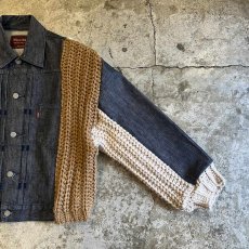 画像7: 【Wiz&Witch】"UNITED" KNIT×DENIM JACKET / OS (7)