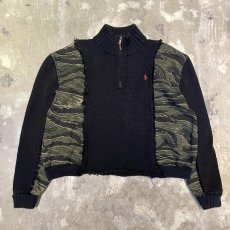 画像1: 【Wiz&Witch】"UNITED" ~RALPH LAUREN~ TWO FACE KNIT SWEATER / OS (1)